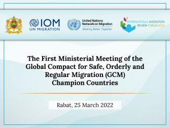 Rabat abrite la 1ère réunion ministérielle des pays champions de la mise en œuvre du Pacte Mondial sur les Migrations