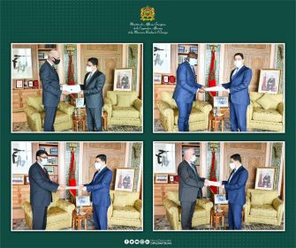 New Ambassadors present to MFA Nasser Bourita copies of their credentials