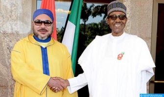 بلاغ للديوان الملكي : صاحب الجلالة الملك محمد السادس يتباحث مع رئيس جمهورية نيجيريا الاتحادية
