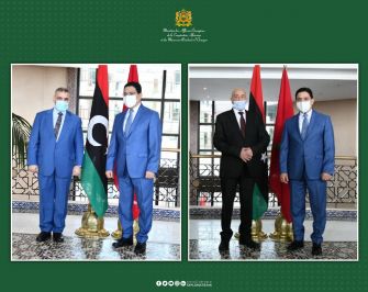 MFA Nasser Bourita meets with the heads of the Libyan House of Representatives and the High Council of State