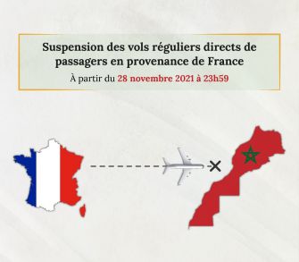 Covid-19 : la suspension des vols directs en provenance de la France décalée jusqu'au dimanche 28 novembre