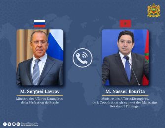 Maroc-Russie : Entretien téléphonique entre M. Bourita et M. Lavrov