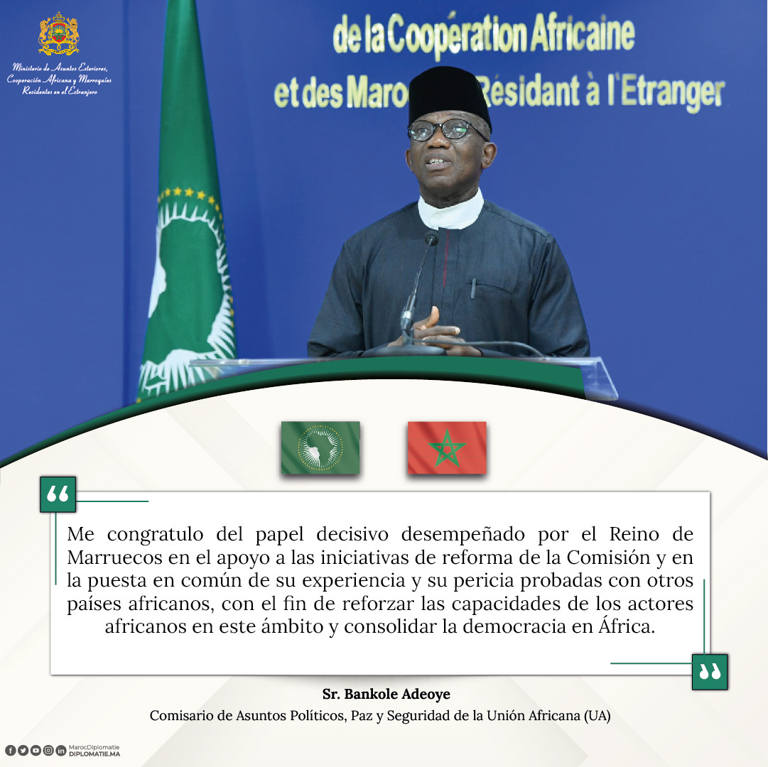 Declaración del Sr. Bankole Adeoye, Comisario de Asuntos Políticos, Paz y Seguridad de la Unión Africana (UA)