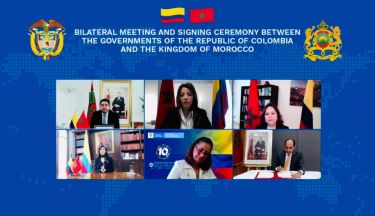 بلاغ مشترك: المغرب وكولومبيا يجددان التأكيد على الإرادة المشتركة لجلالة الملك والرئيس إيفان دوك في الاستمرار في تعزيز الشراكة الثنائية المتعددة الأبعاد