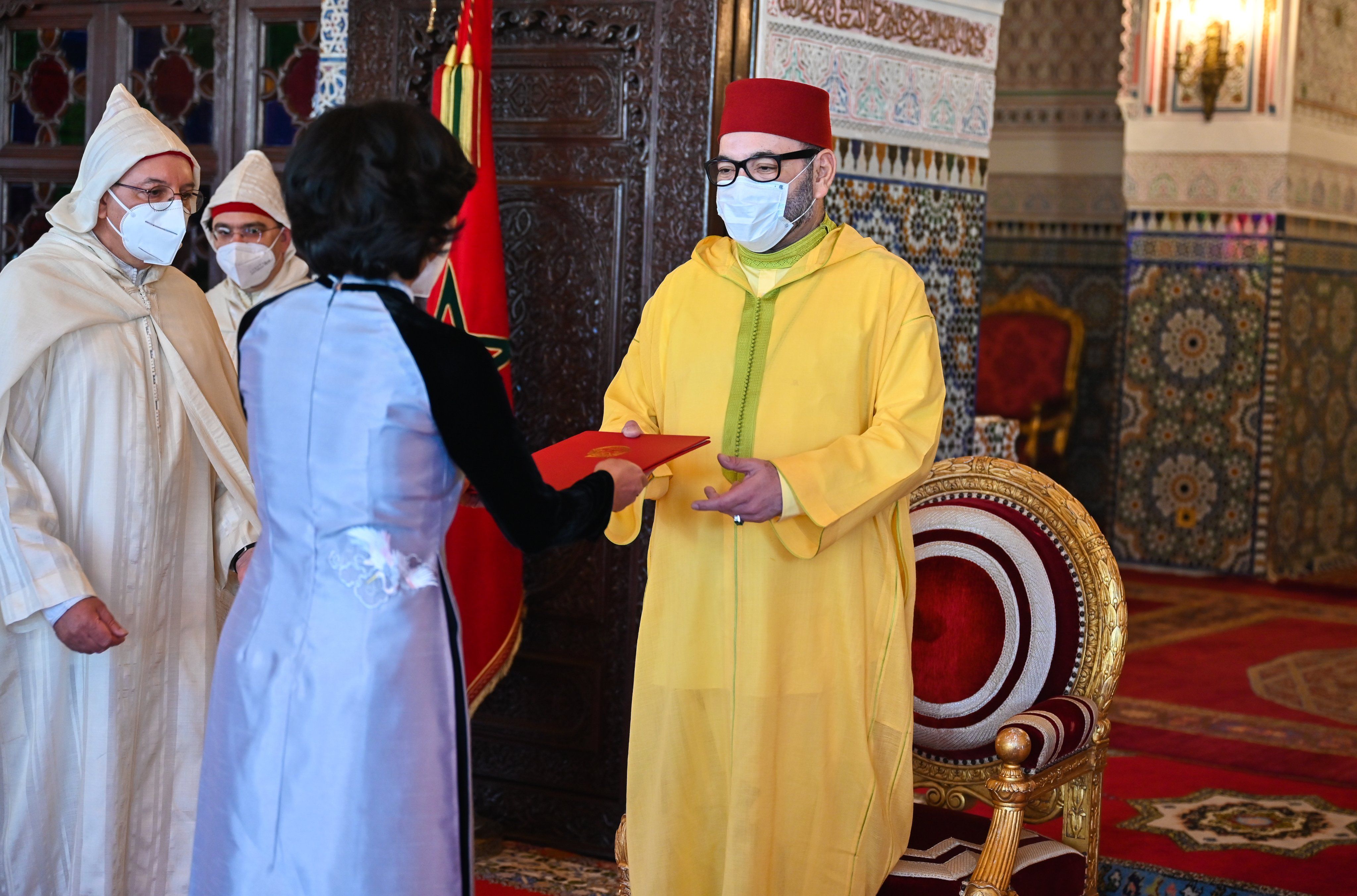 His Majesty the King Receives Several Foreign Ambassadors