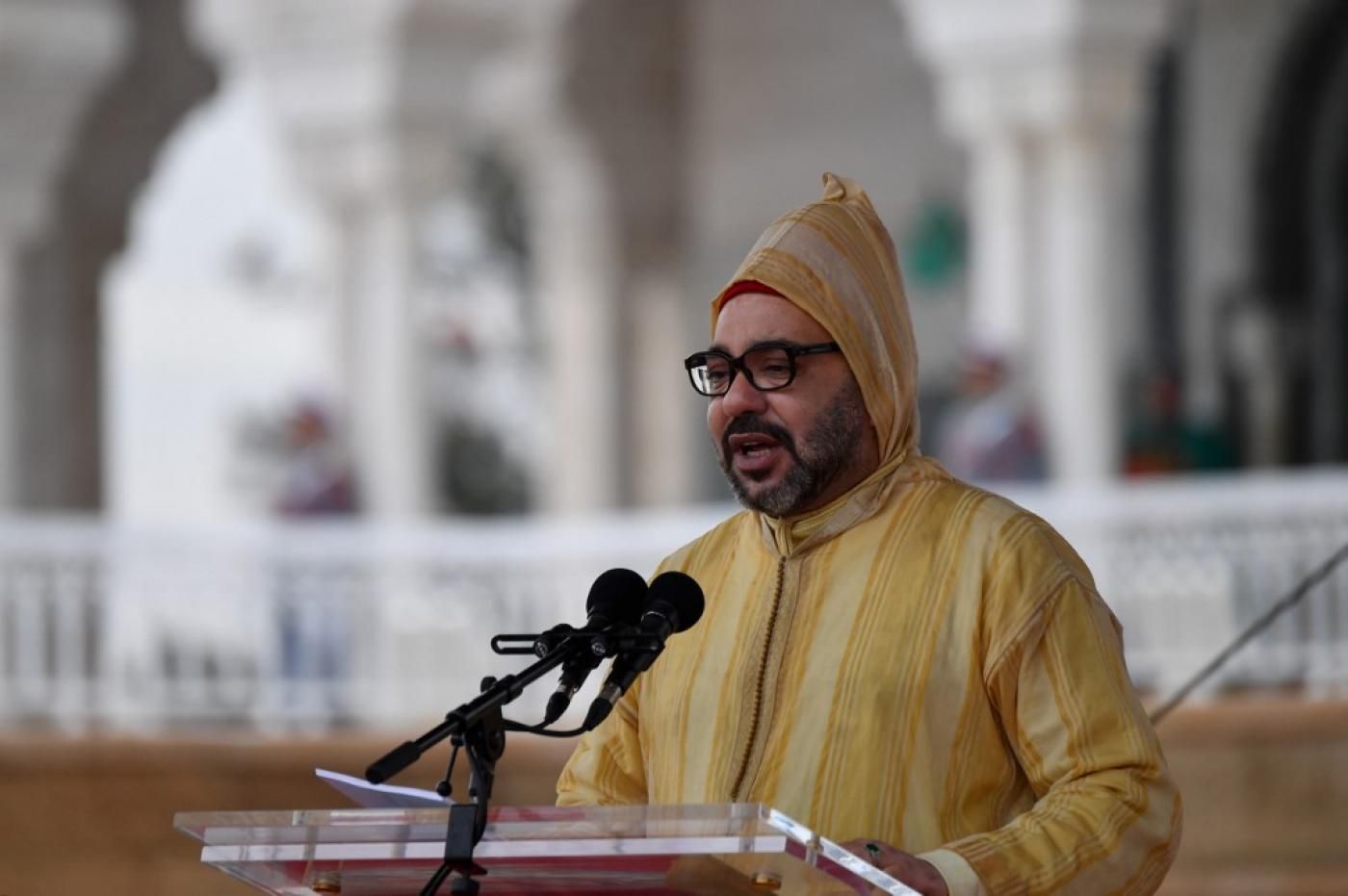 Discours de Sa Majesté le Roi adressé à l'occasion de la visite de Sa Sainteté le Pape François au Maroc 