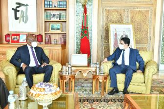 Entretien de M. Bourita avec le Conseiller spécial du Chef d’État de la RDC en matière de sécurité