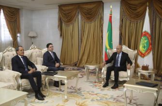 Morocco-Mauritania: Mr. Nasser Bourita received by the Mauritianian President, H.E Mr. Mohamed Ould Cheikh El Ghazouani