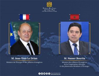 MFA Nasser Bourita holds talks with his French counterpart