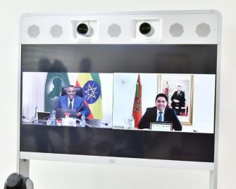 MFA Nasser Bourita holds talks with his Ethiopian counterpart