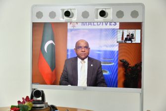 السيد ناصر بوريطة يتباحث مع نظيره بجمهورية المالديف