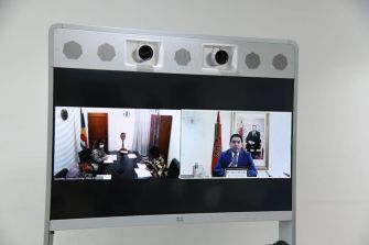 MFA Nasser Bourita holds talks with his Seychellois counterpart