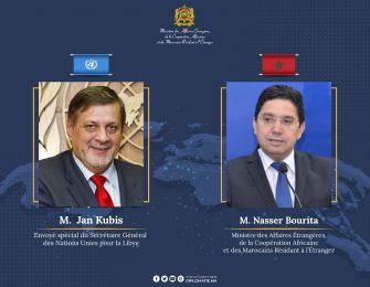MFA Bourita Holds Talks with UN Special Envoy for Libya