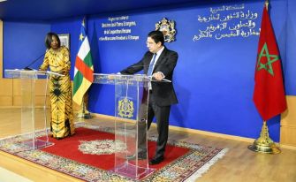  la ministre centrafricaine des AE salue les efforts du Maroc ayant abouti aux accords de Bouznika