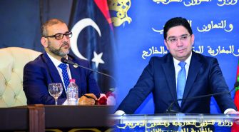 Dossier libyen: Entretien téléphonique vendredi entre MM. Nasser Bourita et Khaled Mechri
