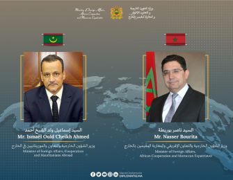 Entretien téléphonique entre M. Nasser Bourita et son homologue mauritanien