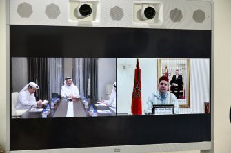 MFA Bourita Holds Talks with Qatari Counterpart