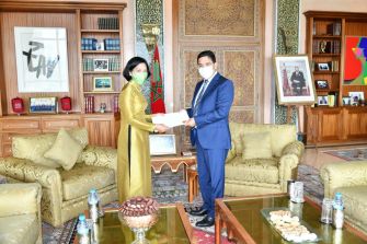 M. Nasser Bourita reçoit S.E. Mme Dang Thi Thu Ha, Nouvel Ambassadeur de la République Socialiste du Vietnam