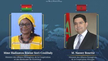 MFA Nasser Bourita Holds Talks with his Burkinabe Counterpart 