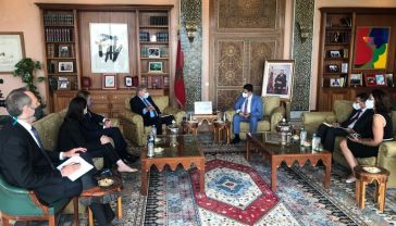 السيد ناصر بوريطة يتباحث مع السفير الأمريكي والمبعوث الخاص إلى ليبيا 