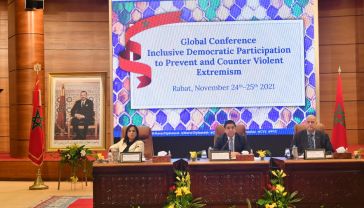 MFA Nasser Bourita takes part in the Global Conference on Inclusive Democratic Participation to Prevent and Counter Violent Extremism