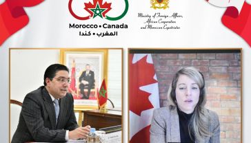 M. Nasser Bourita s'entretient avec son homologue canadienne